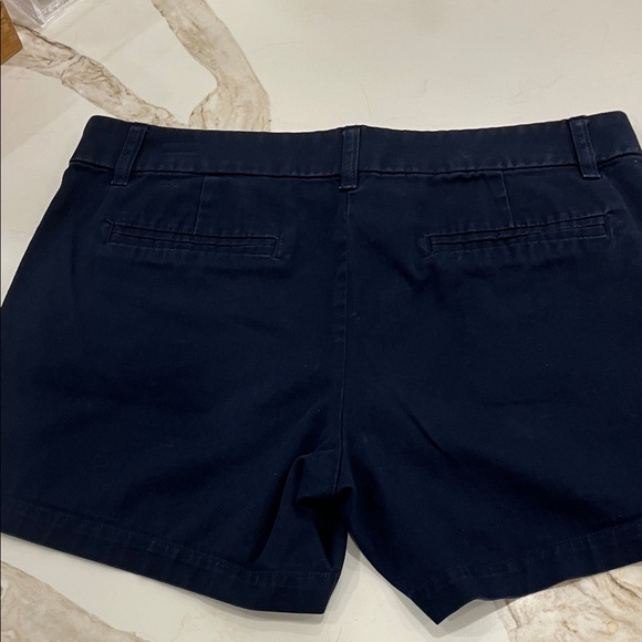 J. Crew Dark Blue Chino Women's 4.5” inseam shorts with side pockets - Picture 7 of 8